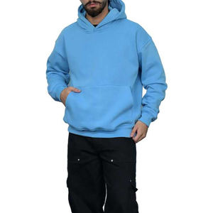 Nueva Sudadera con Capucha de Forro Polar para Hombre, Informal, de Alta Calidad, para Invierno, Transpirable, de Secado Rápido, con Estampado Digital Personalizado, Lisa - Product Image 4