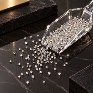 Diamantes de Corte Brillante de Precisión, 0.004-0.008 Ct, Color GH, Claridad SI, 0.8-1.2 MM, Piedras Sueltas Naturales para Joyería |   Lotes de Diamantes Pequeños - Product Image 2