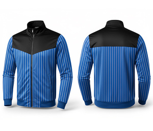 Veste à fermeture éclair intégrale par sublimation pour équipes et clubs, chaude, respirante, séchage rapide |   Tailles Hommes Femmes Jeunes |   Veste d'entraînement - Product Image 5