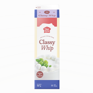 Crème Non Laitière de Haute Qualité en Gros OEM/ODM pour Boulangerie, Crème de Garniture Non Laitière Classy Whip 907G, Certifiée HALAL, Meilleure Vente - Product Image 1
