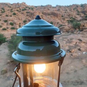 Most Demanded Metal <b>Lantern</b> Cylindrical Shape Outdoor Durable Finish <b>Silver</b> Green Top - Product Image 2