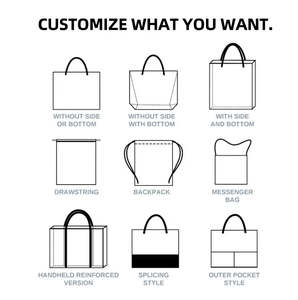 Sac fourre-tout en jute robuste avec fermeture éclair pour les voyages et les courses - Product Image 3