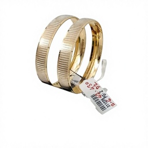 22K Solid Gold <b>Bangle</b> <b>Set</b> For Women 4 Pcs Real Yellow Gold Handcrafted Traditional Indian Wedding Bracelet Jewelry Gift - Product Image 2