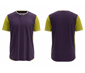 เสื้อเบสบอลแบบกำหนดเองสำหรับทีมกีฬาและงานอีเว้นท์ พร้อมโลโก้และหมายเลขตามสั่ง |   ฐานผ้าโพลีเอสเตอร์ที่ระบายอากาศได้ดี - Product Image 5