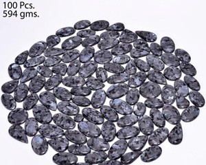 Lote de Cabujones de Larvikita Natural Pulida, Piedras Preciosas Sueltas de Varias Formas, Piedra Semipreciosa para Fabricación de Joyas, Venta al Por Mayor - Product Image 1