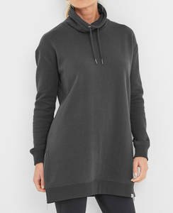 Sweat-shirts à capuche pour femmes avec impression 3D en relief personnalisée, vente chaude, coton molletonné, épaules tombantes, streetwear surdimensionné - Product Image 4