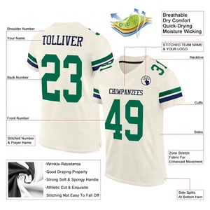 Camiseta de equipo de fútbol personalizable para hombre, poliéster transpirable y de secado rápido, nuevo diseño con logotipo propio, conjunto de ropa de fútbol - Product Image 2
