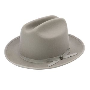 Cappello Fedora in Feltro di Lana con Banda in Grosgrain per Decorazioni per Feste - Product Image 1