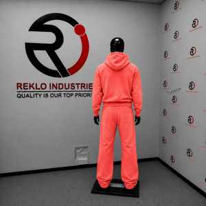 Conjunto Deportivo Rosa Coral para Hombre, Sudadera con Cremallera y Pantalones de Chándal Personalizados, Ropa Deportiva Casual, Proveedor Mayorista OEM - Product Image 4