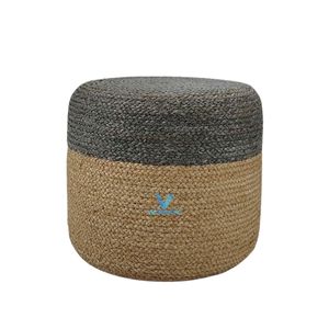 Puf de hierba marina de gran venta, asiento otomano tejido naturalmente para decoración del hogar estilo bohemio, fabricante mayorista - Product Image 6