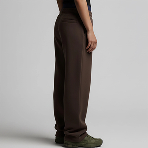 Wholesale Price 100% Cotton Canvas Casual Comfortable Wide Leg Double Waist Breathable Eco-Friendly Heavyweight <b>Jogger</b> - Product Image 5