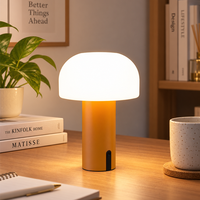 Lampe de table décorative de style nordique, lumière ambiante LED USB, lampe de chevet pour la lecture au lit