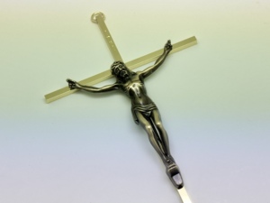 Artesanía de Metal multiusos de aleación de zinc de acero moderno personalizado suministros de oración de cobre bronce antiguo crucifijo Cruz - Product Image 1