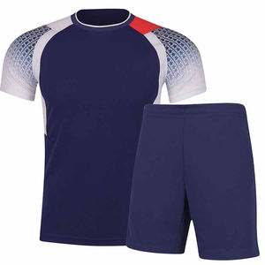 Ensemble de sport unisexe personnalisable pour le tennis et le badminton, respirant, séchage rapide, 100% polyester, comprenant des chemises et des shorts - Product Image 1