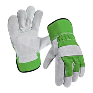 Guantes de Seguridad de Cuero Vacuno Reforzado, para Trabajo Industrial, Jardinería, Protección de Manos Suave y Cómoda, Transpirables, con Certificación CE - Product Image 5
