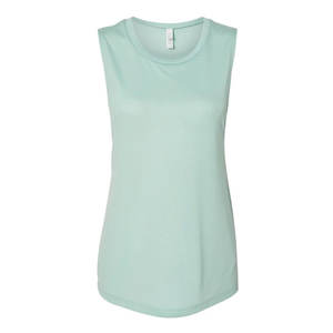 Camiseta sin mangas de alta calidad 100%, personalizada, al por mayor, para mujer, de algodón suave y spandex, con dobladillo curvo, para verano. - Product Image 1