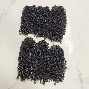 Meilleure qualité 100% extension de cheveux humains vietnamiens Afro bouclés Double dessiné pas de cuticule chimique aligné bon prix pour les femmes noires - Product Image 6