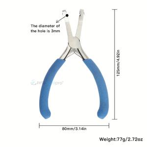 คีมปิดห่วงรูปพระจันทร์เสี้ยว ผลิตจากเหล็กกล้าไร้สนิมคุณภาพสูง สำหรับทำเครื่องประดับและร้อยลูกปัด - Product Image 5