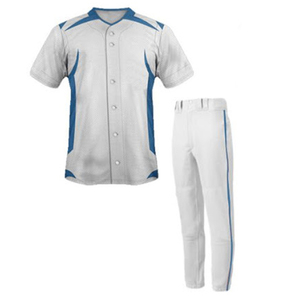 Dernier design, services OEM unisexes, uniforme de baseball pour hommes, couleur unie, manches courtes, taille adulte, tissu doux, prix abordable - Product Image 1