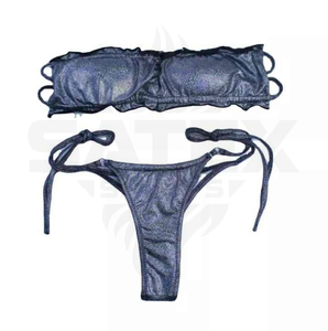 Nuevo Conjunto de Bikini de Dos Piezas para Mujer 2026, Sexy, con Diseño de Color Combinado, Logotipo Frontal, Secado Rápido, Transpirable y Ecológico - Product Image 4