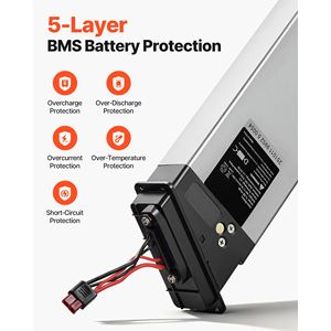 Batterie de vélo électrique pliable 10s4p 14Ah avec moteur 1000W, pack de batteries au lithium 48V 10.4Ah, chargeur 3A, conception détachable - Product Image 4