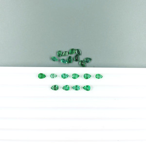 Perlas calibradas de esmeralda natural de Zambia de 3x5 mm, piedras preciosas facetadas sueltas naturales para la fabricación de joyas, listas para usar. - Product Image 4