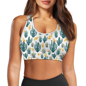 Soutien-gorge de sport pour femme avec logo personnalisé, sublimation, conçu pour un confort maximal avec tissu élastique doux et style athlétique moderne - Product Image 5