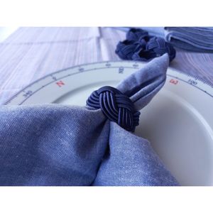 Juego de Anillos para Servilletas de Tela con Diseño de Nudos Artesanales, Accesorio Decorativo Hecho a Mano para Bodas, Eventos y Hostelería - Product Image 5