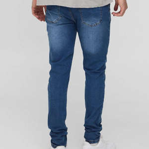 Pantalon en jean pour homme, design personnalisé OEM, style urbain, confortable, qualité supérieure, taille mi-haute, coupe droite, léger - Product Image 5