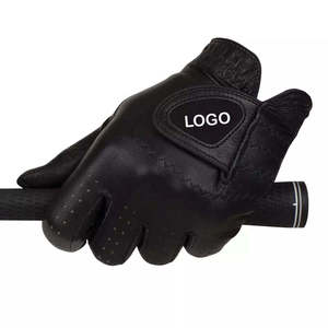 KATBROS INDUSTRIES Golf <b>Glove</b> White <b>Navy</b> Genuine <b>Leather</b> Non-Slip Right Hand Unisex Hook and Loop Closure - Product Image 4