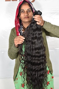 Extensiones de Cabello Humano Rizado Natural Indio, Rizos Definidos, Extensiones Remy de Doble Trama, Volumen Suave, Estilo de Salón para Mujeres - Product Image 5