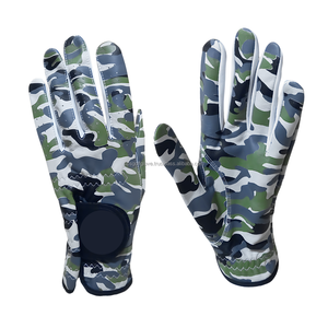 Gant de golf avec logo personnalisé de qualité supérieure respirant en cuir Cabretta véritable impression complète pour hommes femmes sport adulte main gauche EOM - Product Image 1