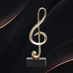 Trofeo de Campeonato Premium Dorado con Cintas Decorativas y Base Negra, Premio para Eventos y Competiciones Deportivas - Product Image 2