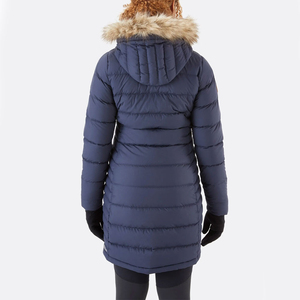 Parka para Mujer con Capucha Desmontable con Ribete de Piel Sintética, Diseñada para Brindar Calidez y un Estilo Casual a la Moda - Product Image 2