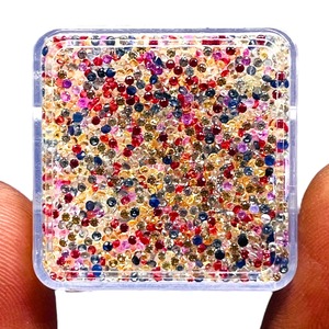 Zafiro Multicolor Natural de 1 mm, Corte Diamante Redondo, Lote de Piedras Preciosas Sueltas, Precio al por Mayor, para Fabricación de Joyas - Product Image 2