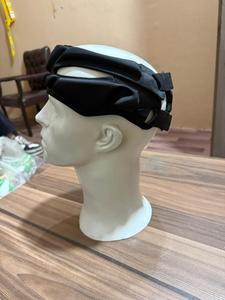 Protective EVA <b>Head</b> Guard with Air Vents for Boxing Adults Unisex Universal <b>Style</b> Solid Black Hook & Loop Closure - Product Image 4