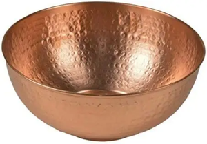 Bol en métal poli doré, design minimaliste, passe au lave-vaisselle, bol de service alimentaire, occasion de cadeau, matériau non revêtu, bol en métal - Product Image 6