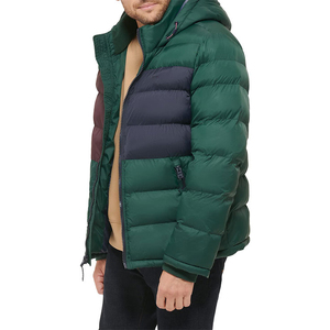 Custom Design Canvas Mens Winter Puffer Jacket <b>Waterproof</b> Windproof Breathable Fitness <b>Warm</b> Coat OEM ODM Wholesale Supplier - Product Image 3
