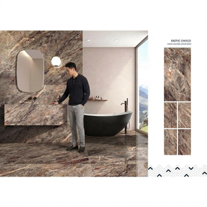 Carreaux de sol en porcelaine vitrifiée effet marbre noir fantaisie 600x1200mm, carreaux de porcelaine noir et or de qualité supérieure pour la vente en gros - Product Image 2