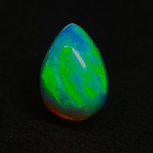 Natural Ethiopian Fire <b>Opal</b> Cabochon Pear Shape Gemstone Wholesale Loose <b>Opal</b> Jewelry Making Stone - Product Image 1