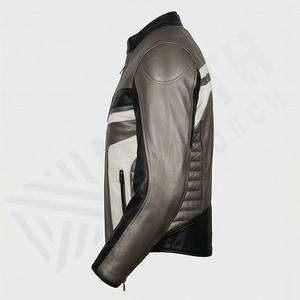 Chaqueta de cuero ajustada para motociclismo deportivo, equipo de protección de alta calidad, ropa de seguridad duradera para motociclistas profesionales - Product Image 3