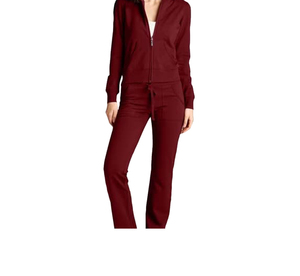 Conjunto Deportivo de Dos Piezas para Mujer, Color Liso, Ropa Deportiva, Nueva Llegada, Traje Deportivo para Damas Adultas - Product Image 3