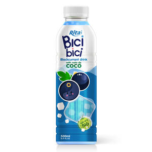Boisson gazeuse Bici Bici saveur ananas avec nata de coco, bouteille de 500 ml, fabricant OEM ODM, boissons du Vietnam, saveur de purée de fruits - Product Image 4