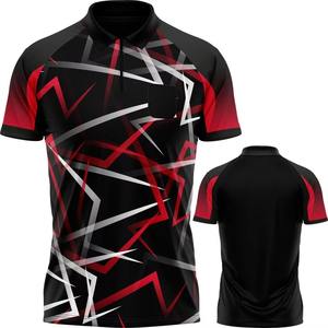 Chemises polo de haute qualité, sublimation, design personnalisé pour hommes ou impression de logo, fabrication en coton/polyester/spandex, chemises polo sublimées. - Product Image 5