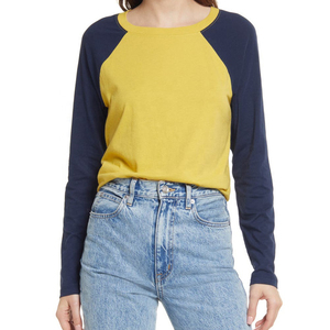 Camiseta de manga larga para mujer, diseño de moda informal transpirable, ideal para uso diario, material de algodón ligero, suave y cómodo - Product Image 4