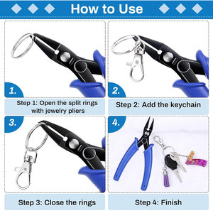 Pince à ouvrir les fermoirs de bijoux, outil pour fermoirs mousquetons, fermoirs à ressort, fermoirs de bracelet, idéale pour les personnes souffrant d'arthrite - Product Image 6