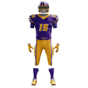 Tenues de football personnalisables pour jeunes et adultes, ensembles imprimés complets, vêtements d'équipe, uniformes de sport, kits d'uniformes de football américain - Product Image 2