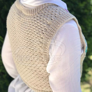 Chaleco de punto recortado transpirable ligero para mujer, Chaleco de punto recortado informal de último estilo para mujer - Product Image 5