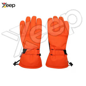 Guantes de Esquí de Cuero de Alta Calidad, Impermeables, Aislantes, con Pantalla Táctil en los Dedos, Cierre de Gancho y Bucle, Unisex, para Invierno - Product Image 6