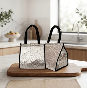 Bolsa Térmica Reutilizable con Cordón, Logotipo Personalizable, para Alimentos Calientes y Fríos - Product Image 2